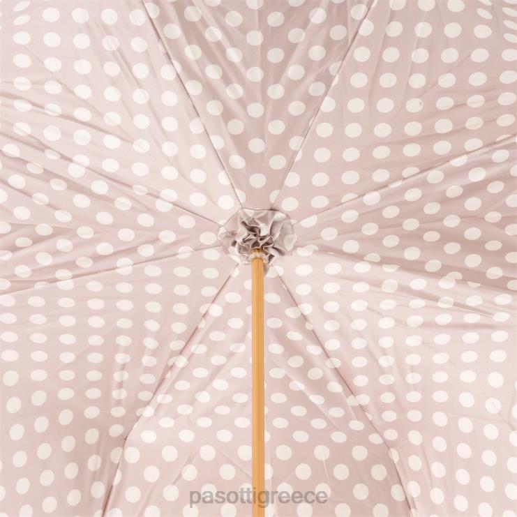 ομπρέλα | PASOTTI 189 55874-153 a35 - ιβουάρ ομπρέλα με κουκκίδες διπλό πανί 2N6B8465 γυναίκες